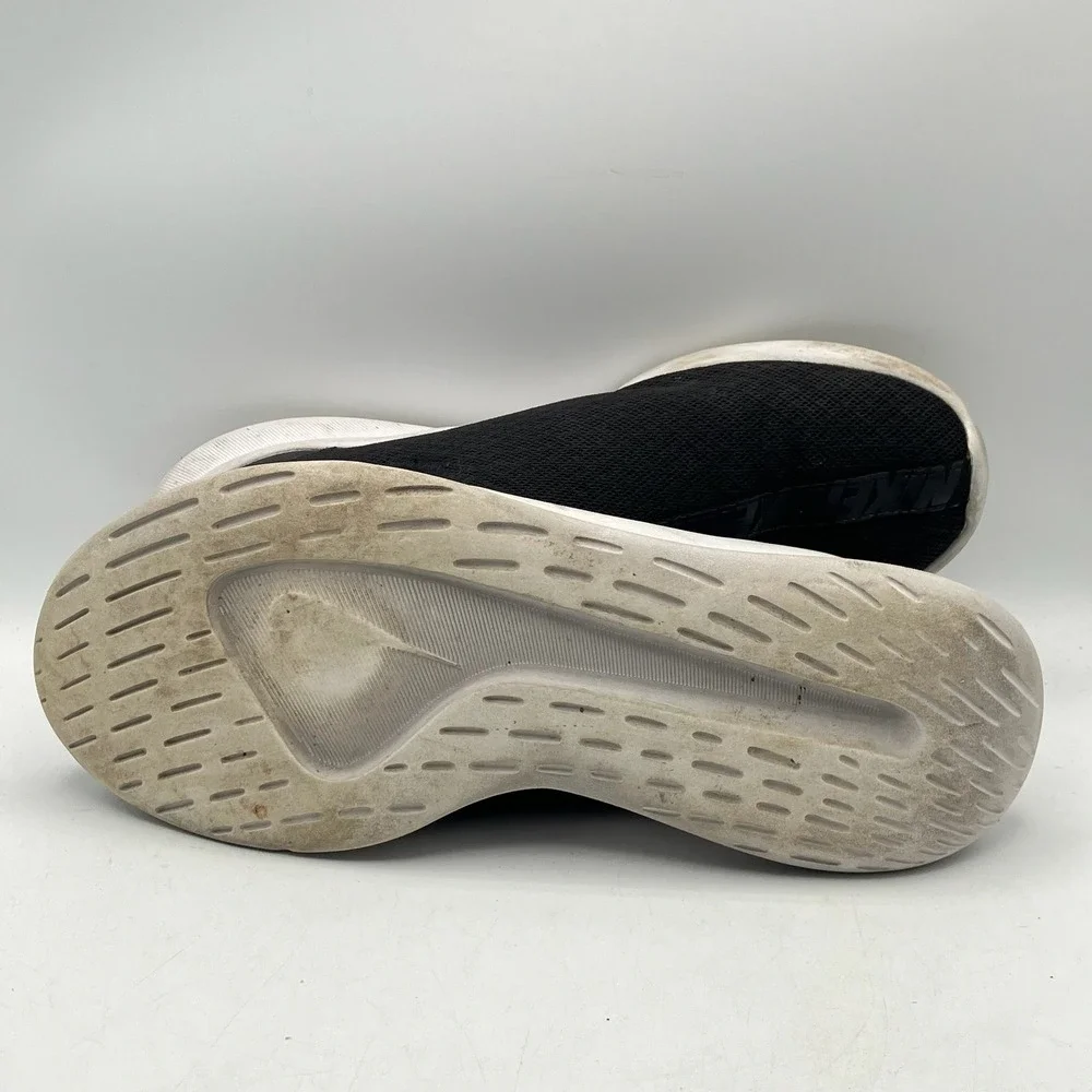 Nike Flex Advance Black White Slip On Sneakers Shoes AQ2234-001 Size US‎ 8